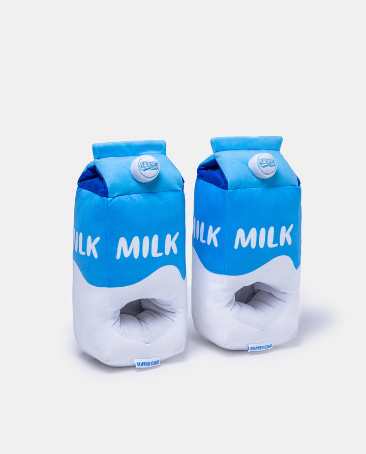 milk carton slippers