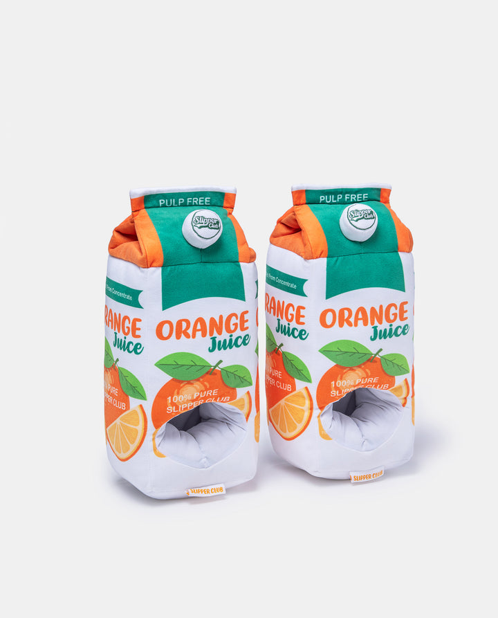 orange juice slippers